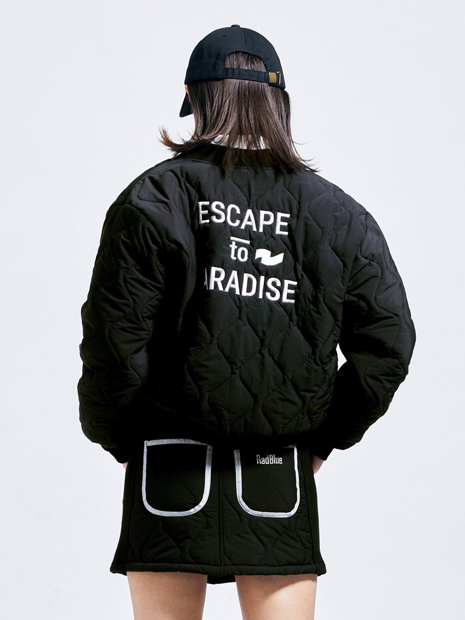 Women&#39;s quilted MA-1