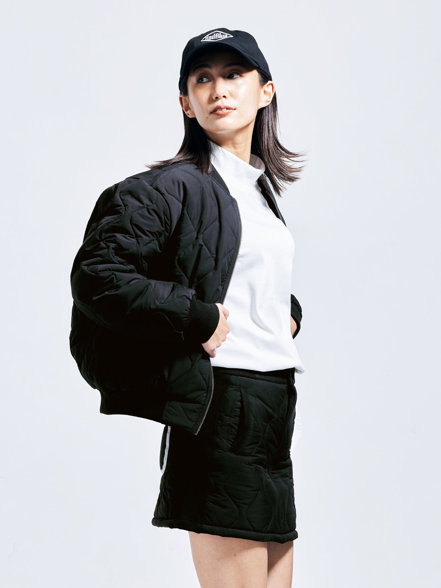 Women&#39;s quilted MA-1