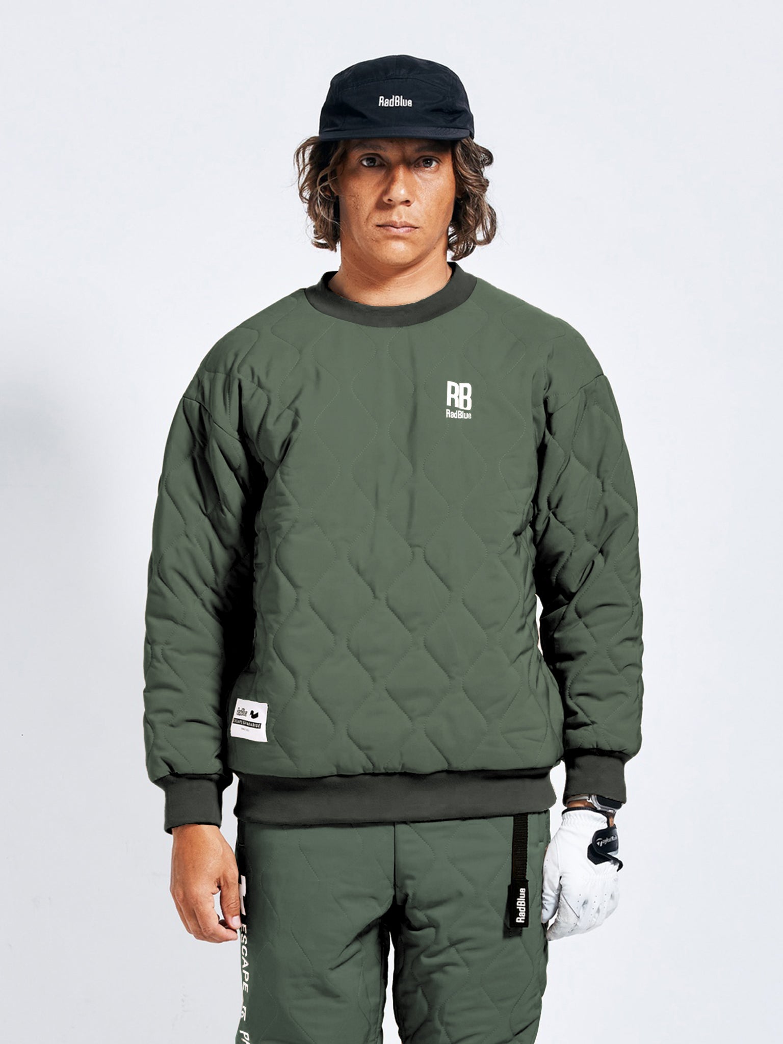 quilted pullover
