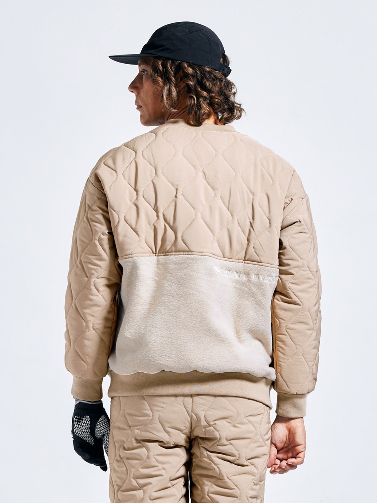 quilted pullover