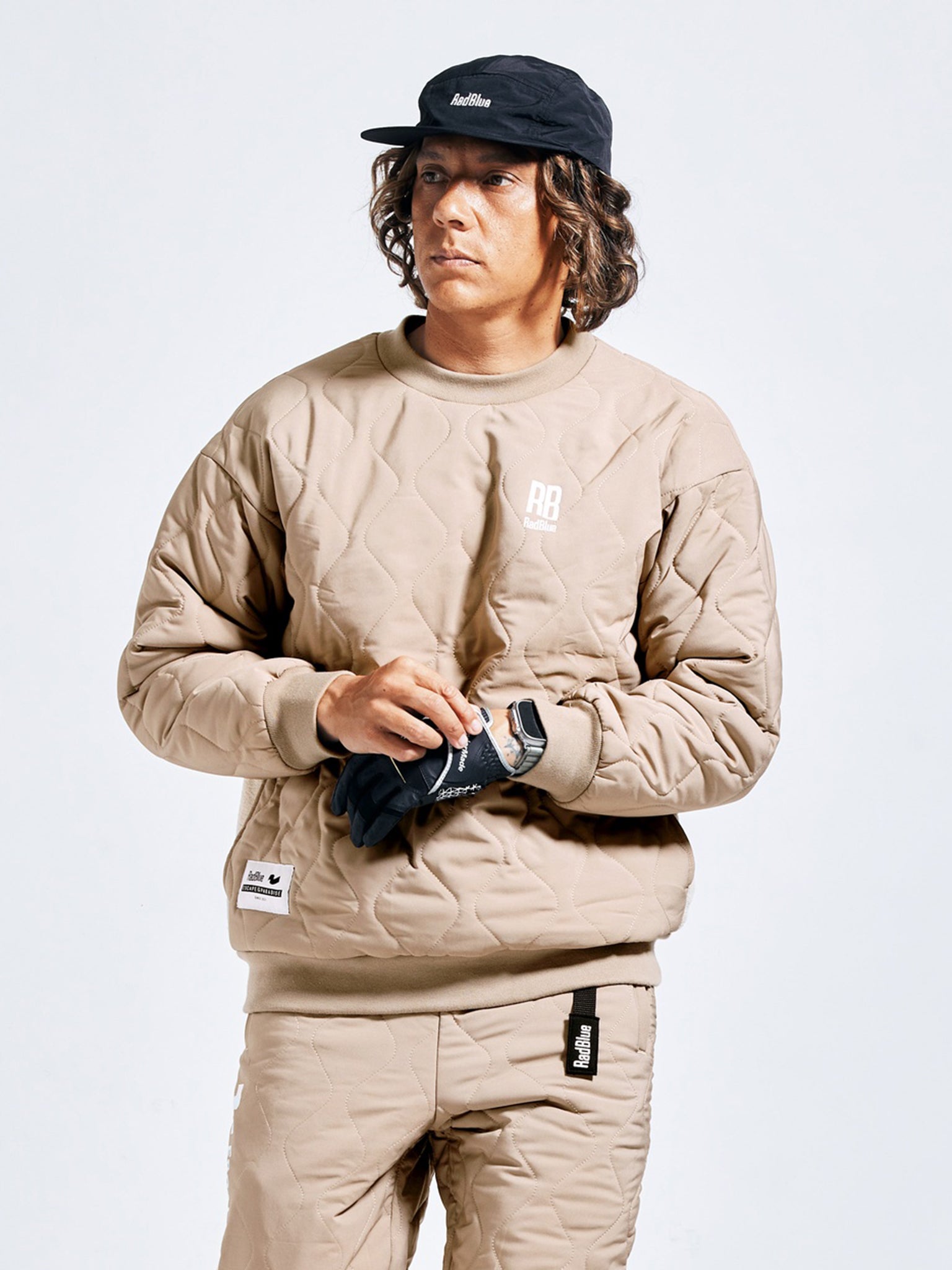 quilted pullover