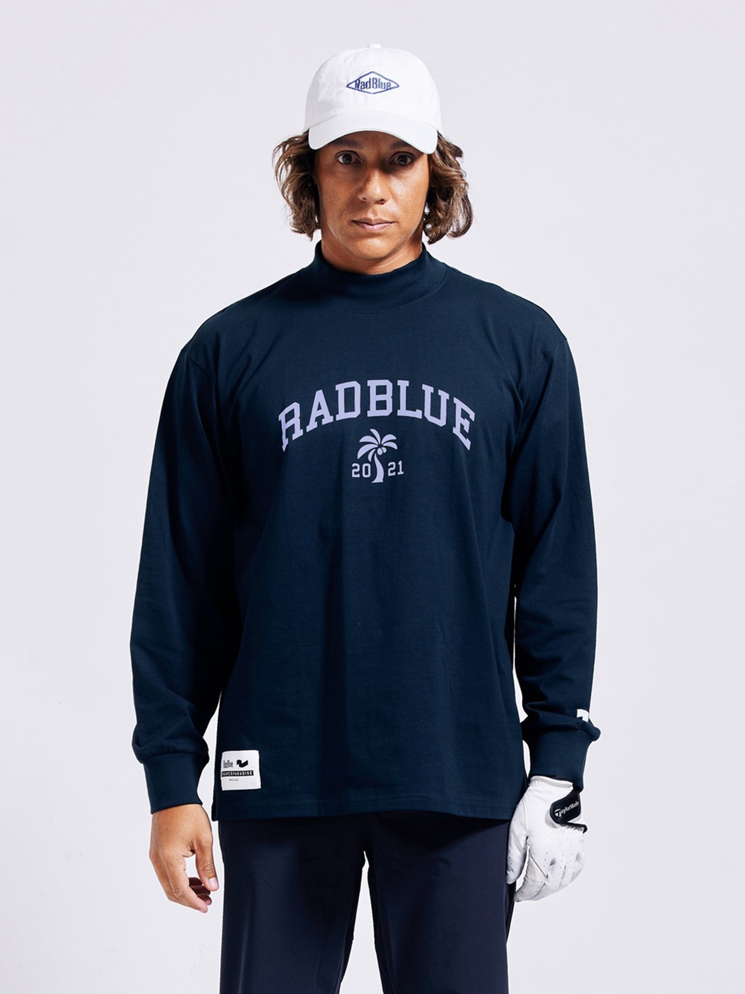 DrySilkyCotton®モックネックロングスリーブ