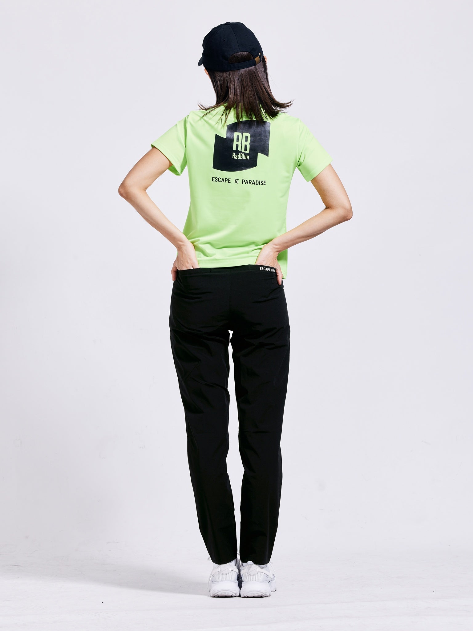 Women's ストレッチナイロンテーパードゴルフスラックス