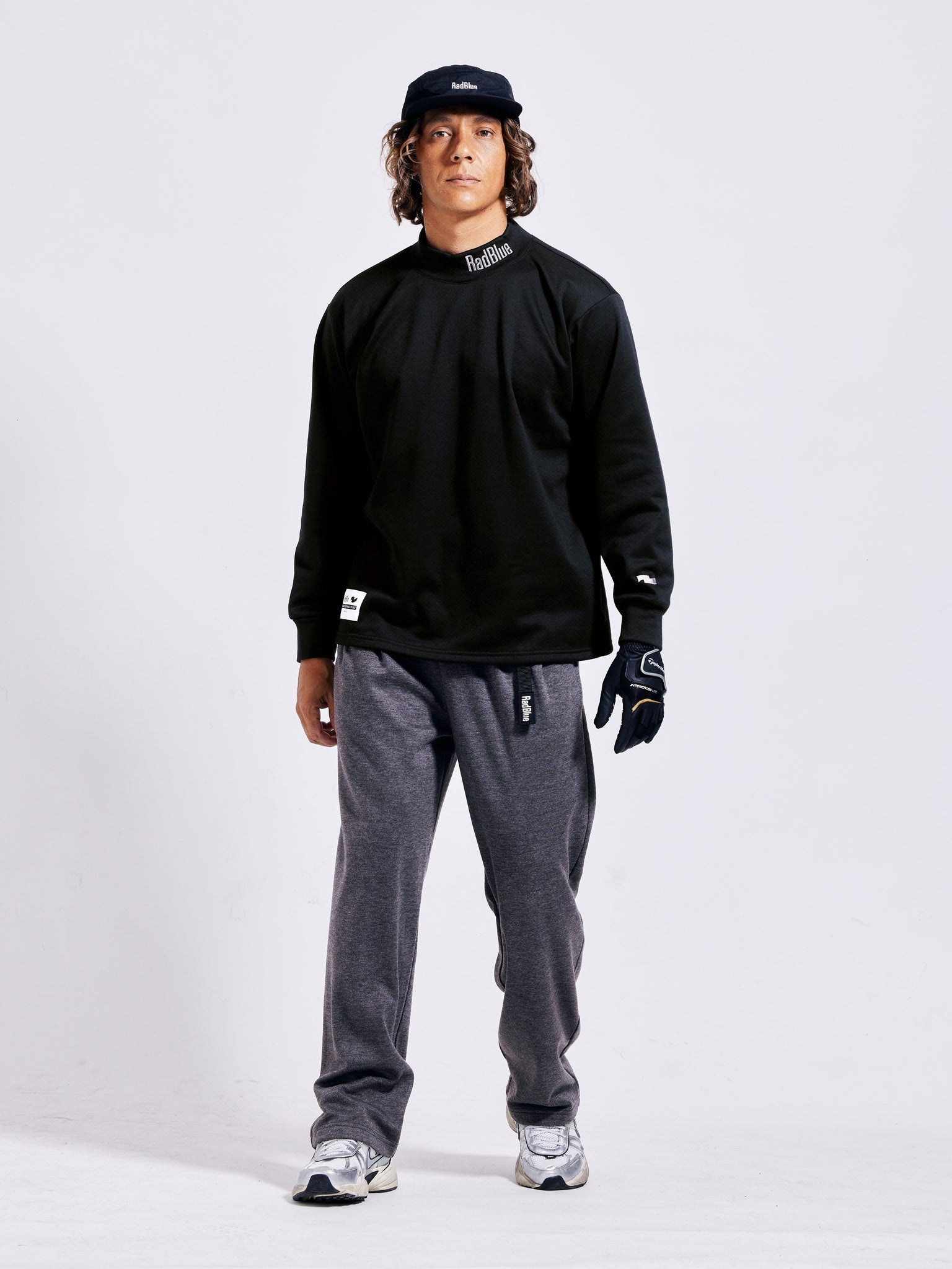 Wool touch wide pants [VISTA]