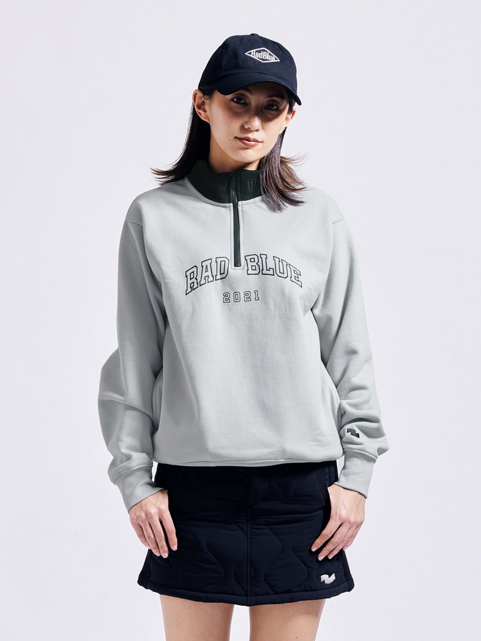 Women's Heavyweight Half-Zip Sweatshirt