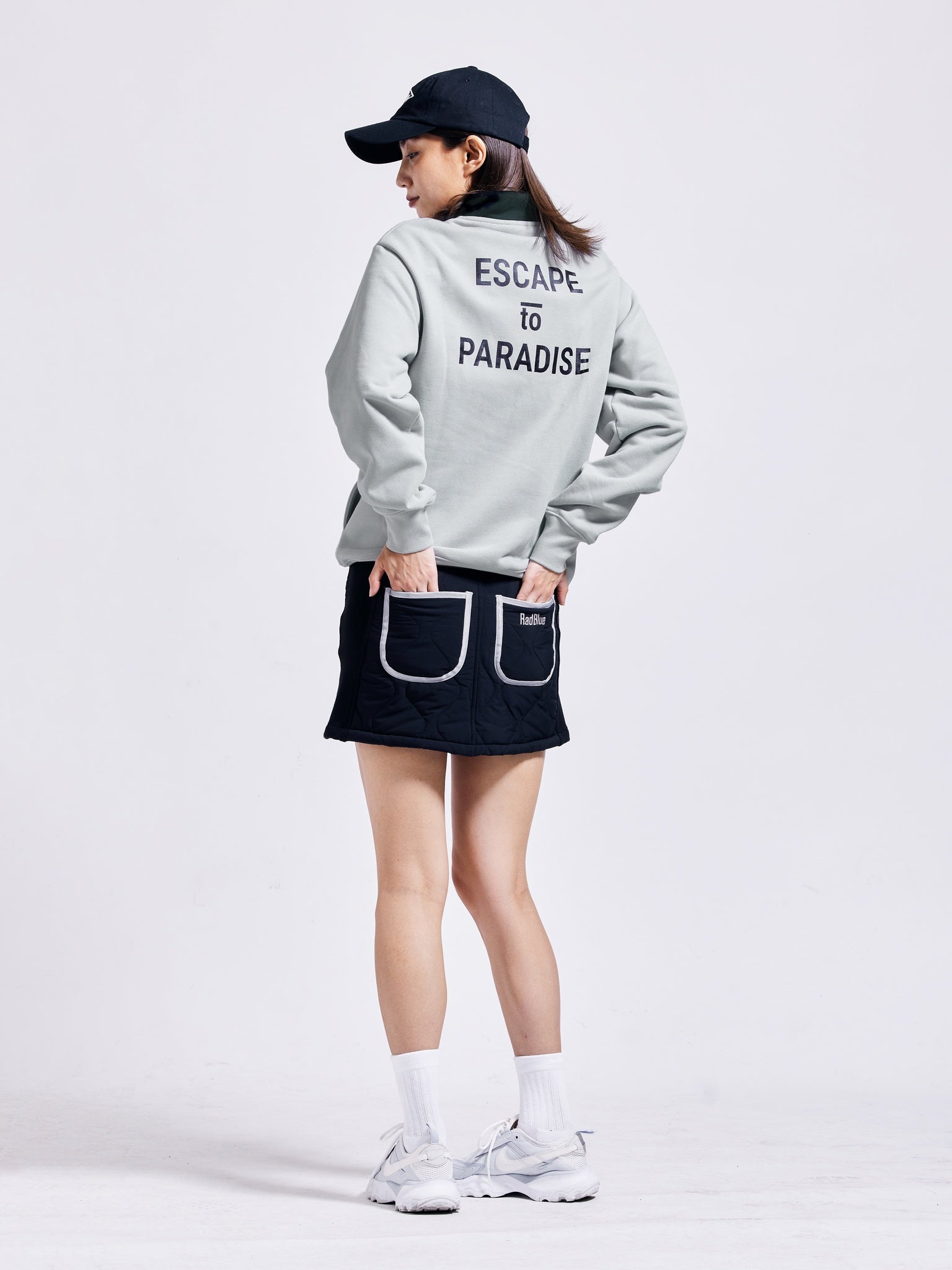 Women's Heavyweight Half-Zip Sweatshirt