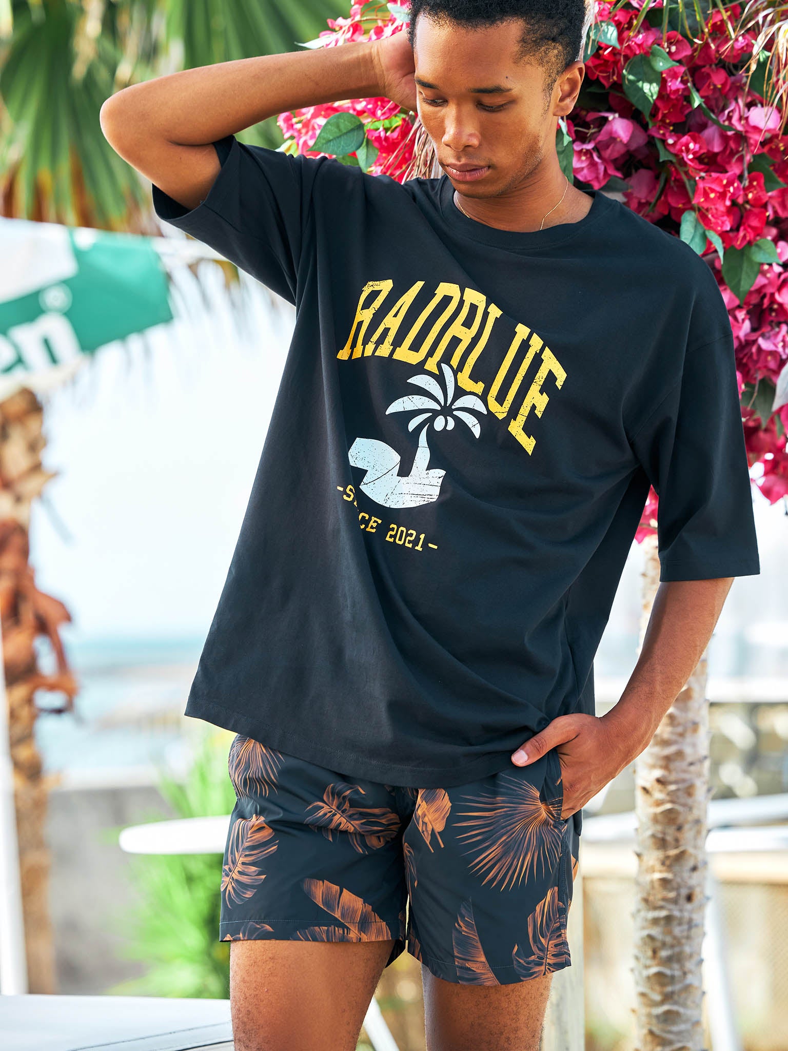 DrySilkyCotton® Tシャツ 【RAD PALM】