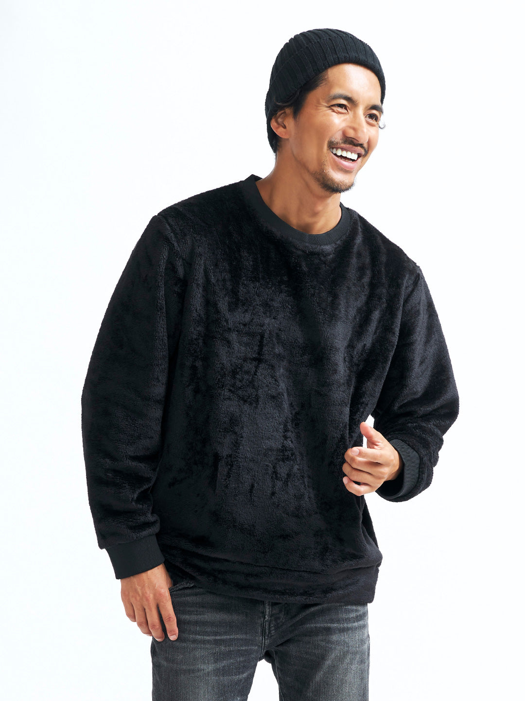 ボアFleece サイドポケット SweatshirtShirt