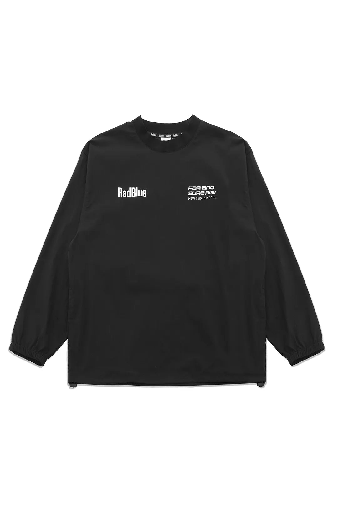 Tech cotton nylon pullover
