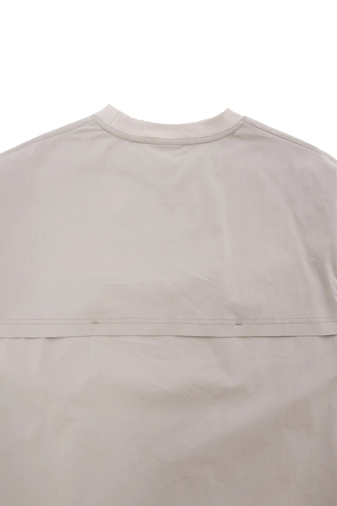 Tech cotton nylon pullover