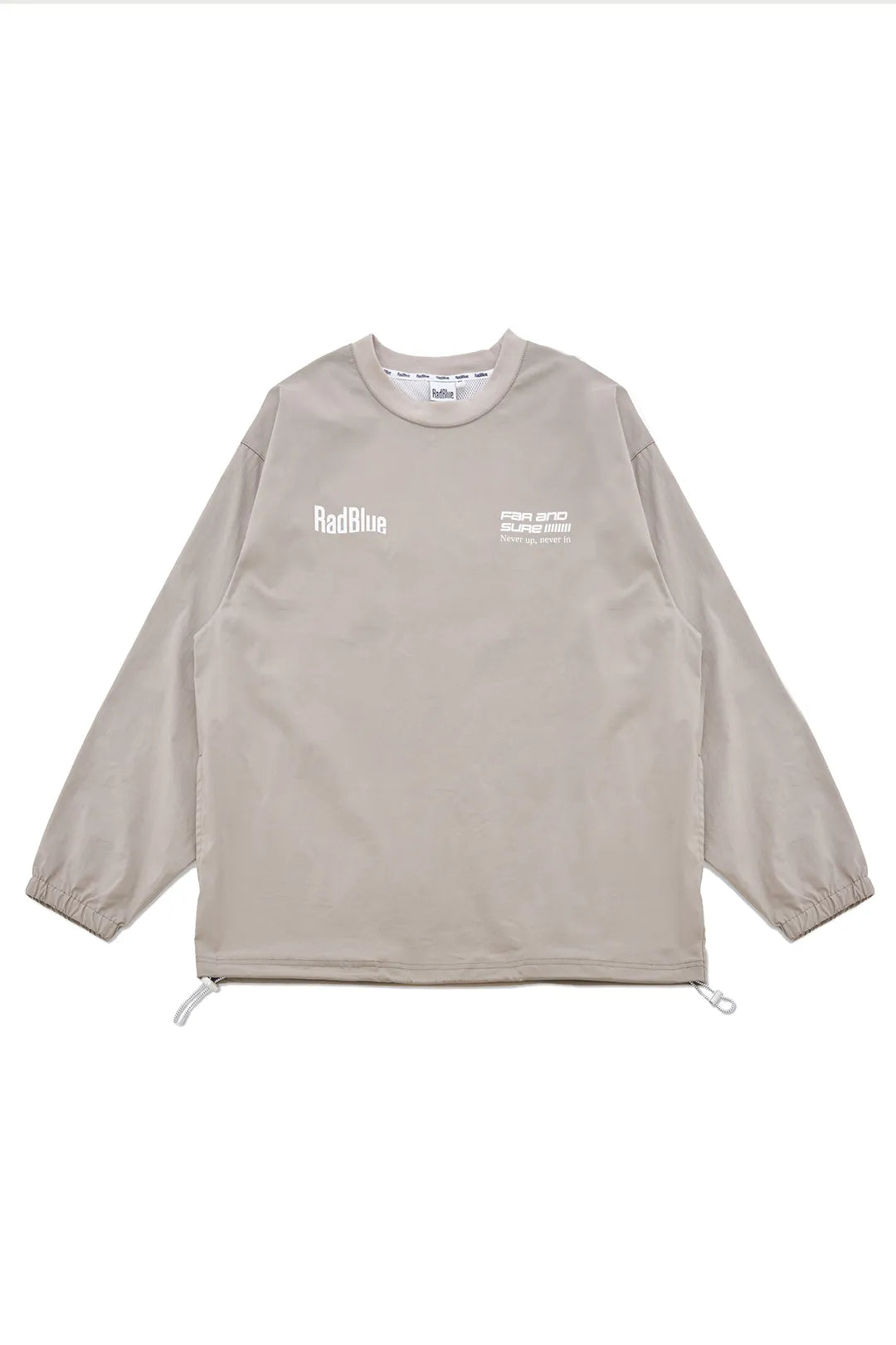テックコットンナイロンプルオーバー