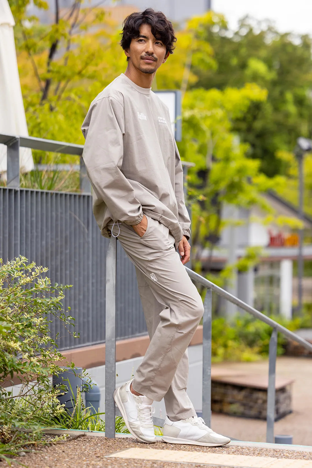 テックコットンナイロンパンツ