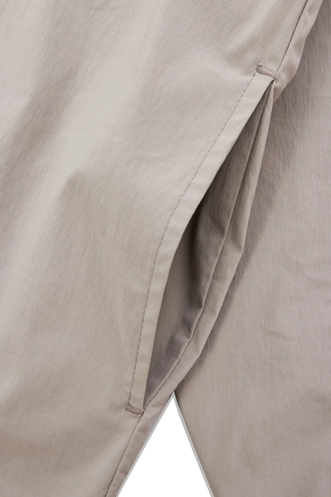 Tech cotton nylon pullover