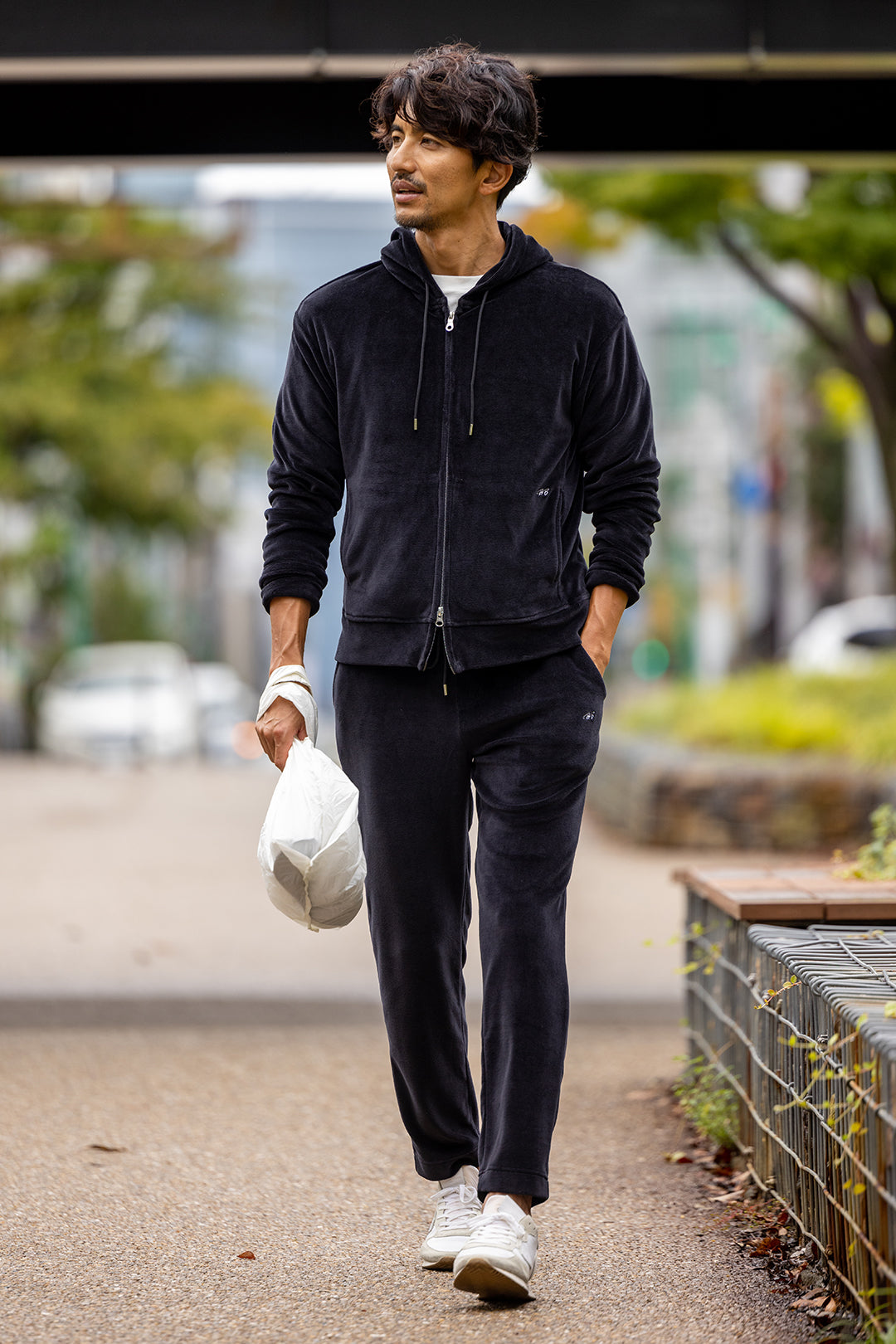 “RB Collection”VELOR W-ZIP HOODIE
