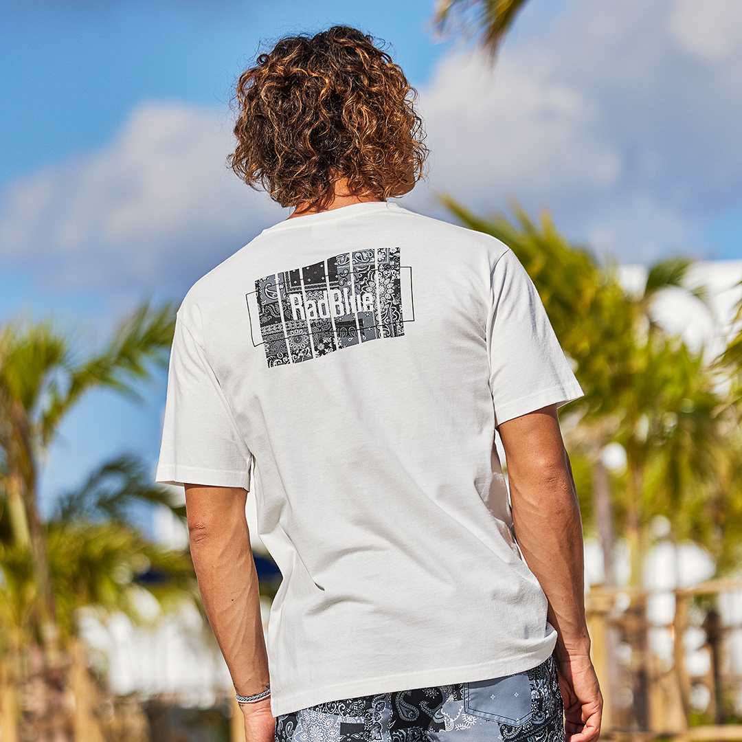 RADBLUE OE Tenjiku Short Sleeve Men's T -shirt [Bandana Flag]