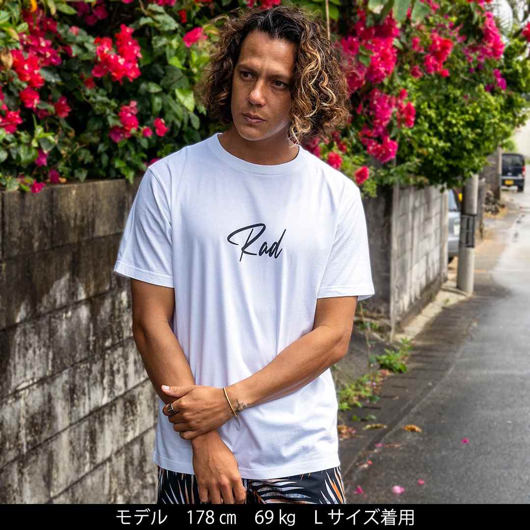 セミコーマコットン半袖メンズTシャツ【Rad】
