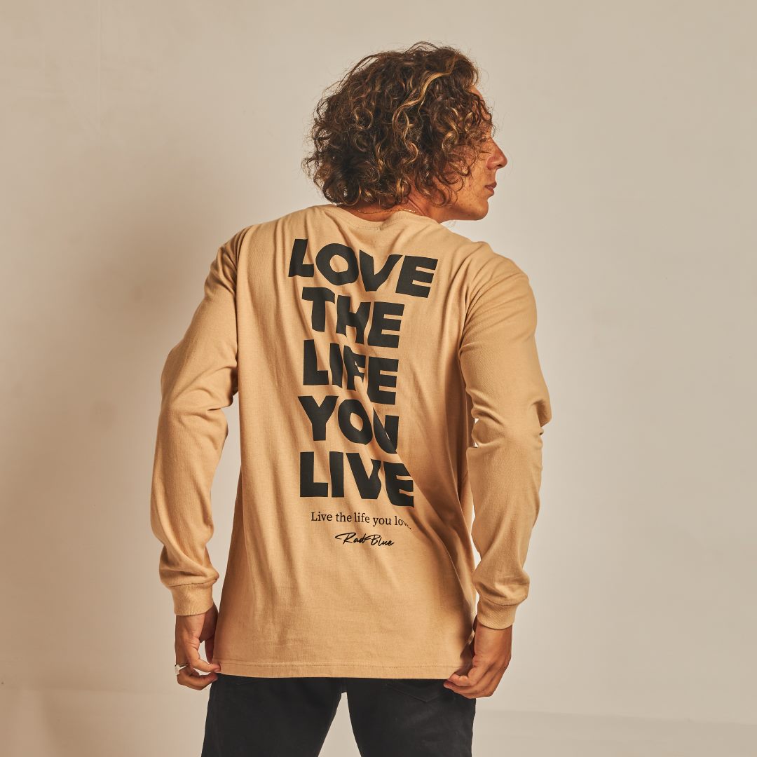 RADBLUE LONG SLEEVE TEE [LOVE THE LIFE]