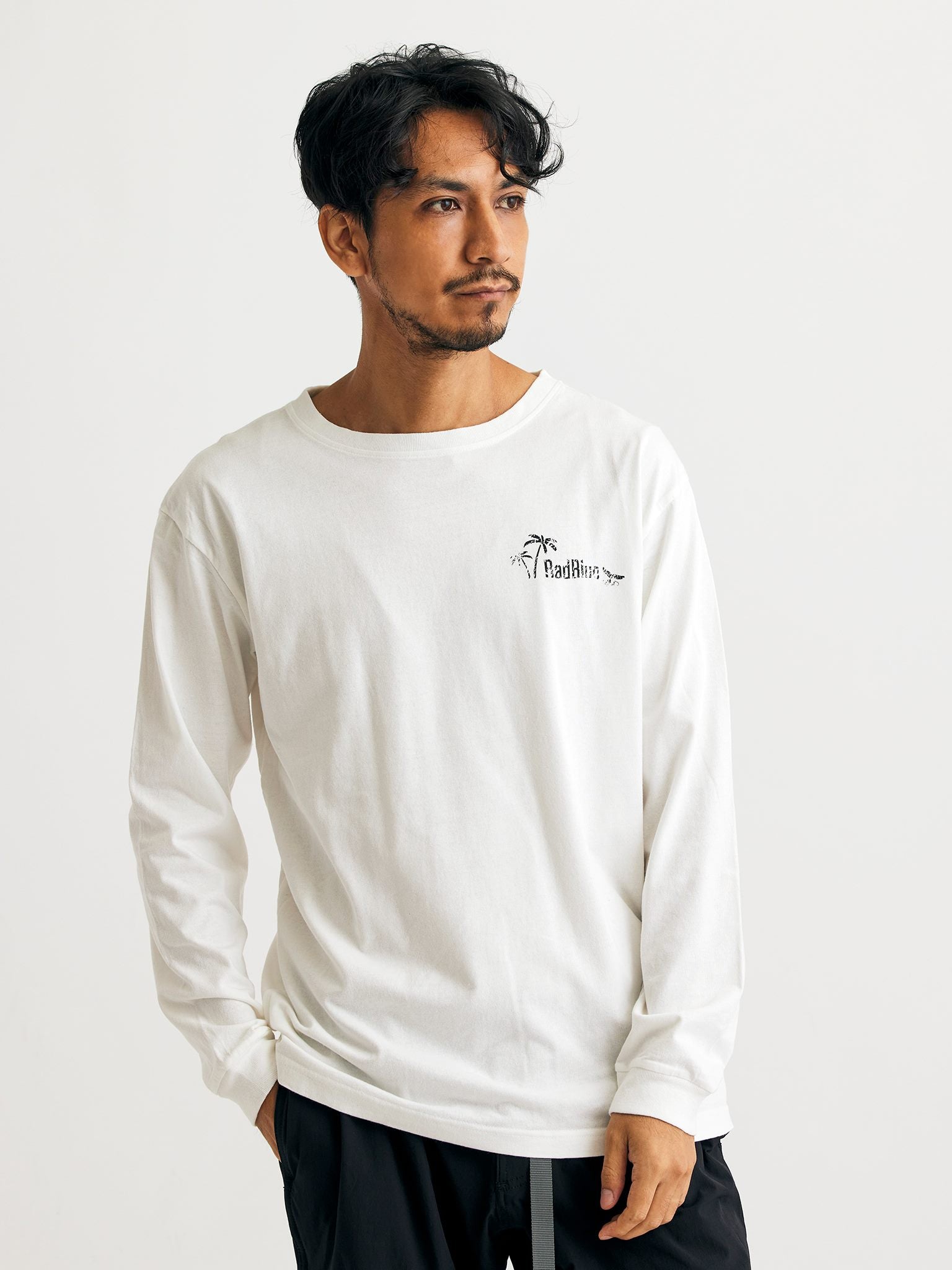 OEコットン　ロングスリーブTシャツ【PLATE】