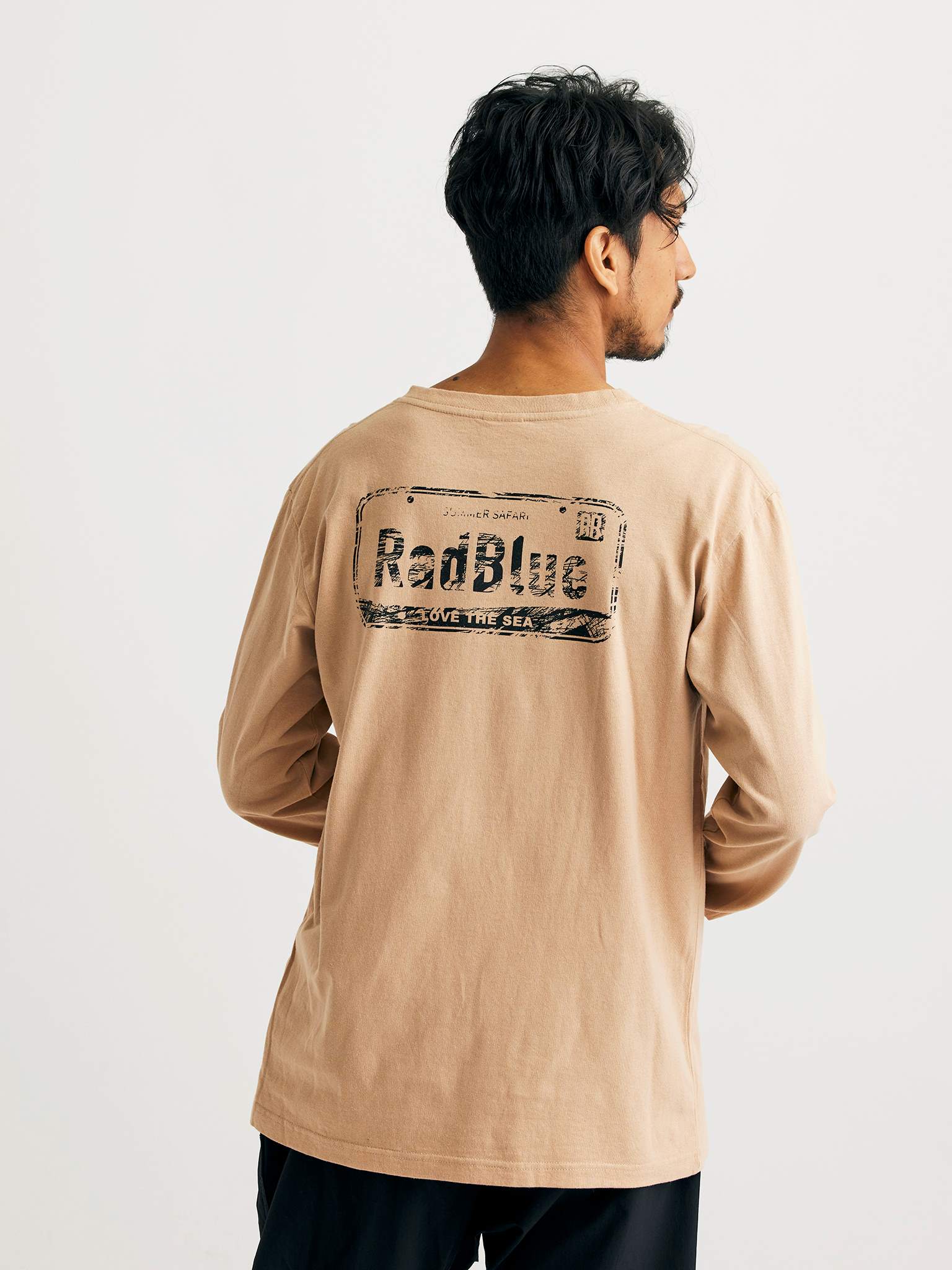 OEコットン　ロングスリーブTシャツ【PLATE】