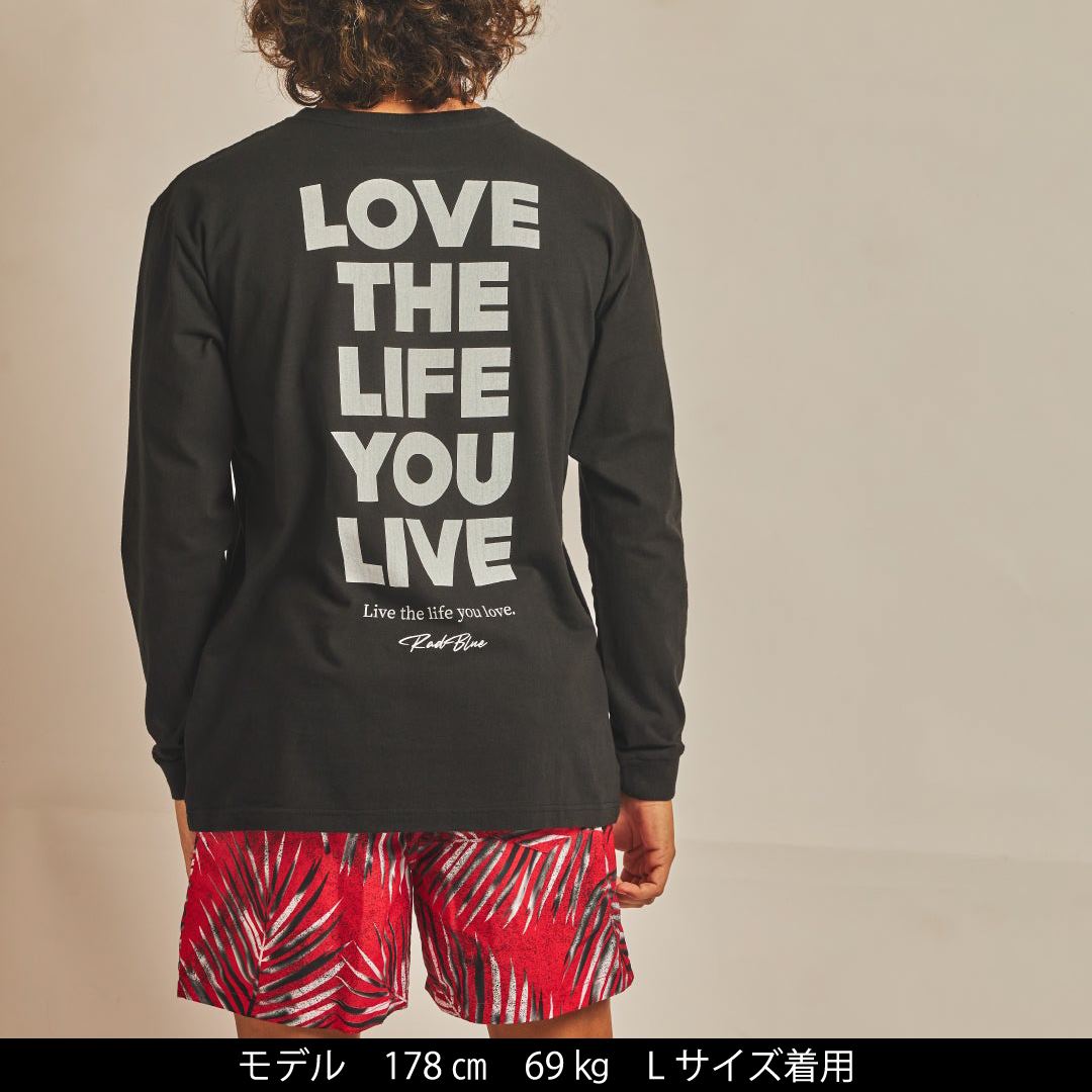 RADBLUE LONG SLEEVE TEE [LOVE THE LIFE]