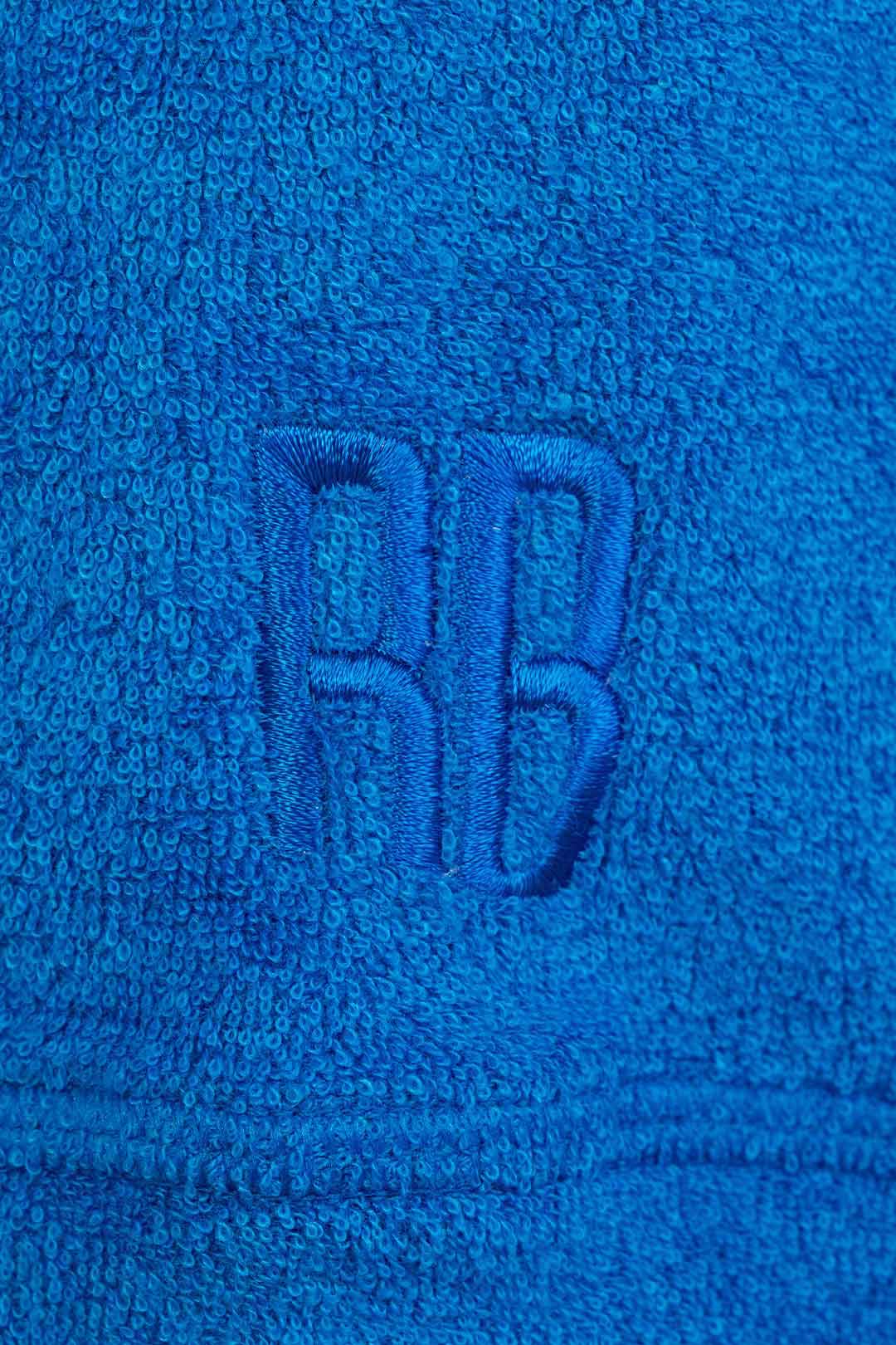 3D pile zip hoodie