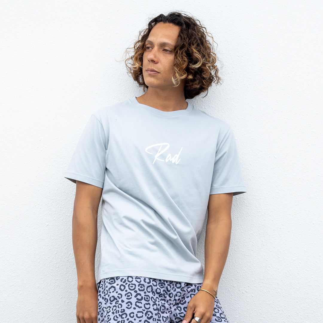 セミコーマコットン半袖メンズTシャツ【Rad】